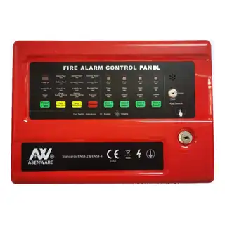 ASENWARE AW-CFP2166-2/4 Conventional Fire Alarm Panel, 2 to 4 Zones