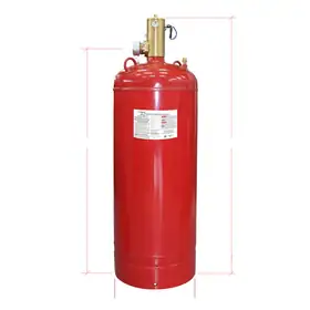 Avenger engineered HFC-227ea clean agent cylinder assembly